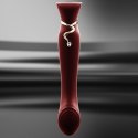 Zalo Legend Queen Set G-Spot Pulse Wave Vibrator Wine Red
