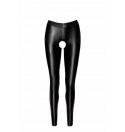 Noir Handmade F304 Taboo wetlook leggings with open crotch and bum L