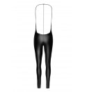 Noir Handmade F306 Mirage catsuit with jewelry rhinestone chain adorning the back XL
